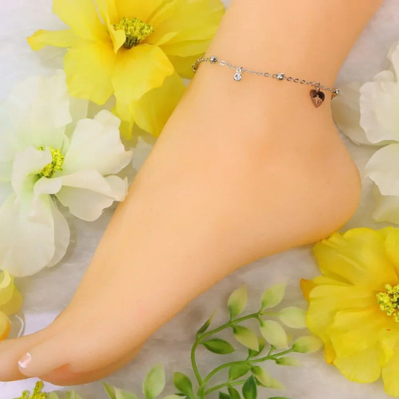 Minimalist Anklet, Sleek & Modern Design, Women’s Fashion, YC110172-A - Picture 2 of 10